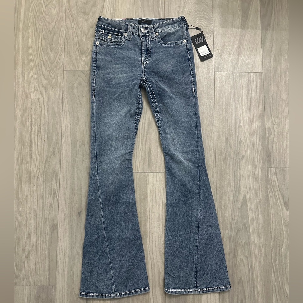 True Religion Blue Flare Jeans